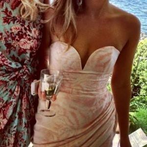 *As New* Zimmermann strapless fitted dress
